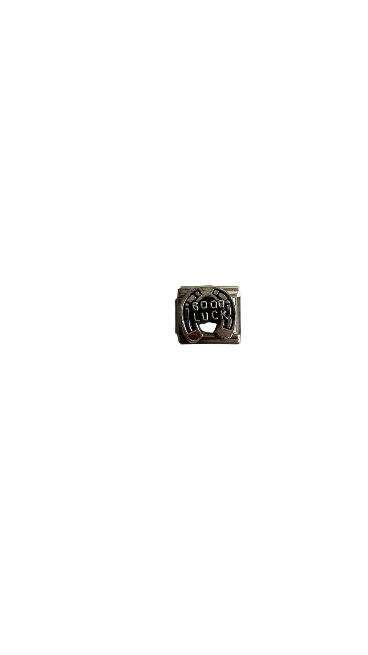 Good Luck Horseshoe Italian Charm