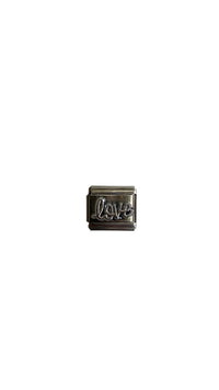 Cursive Love Italian Charm