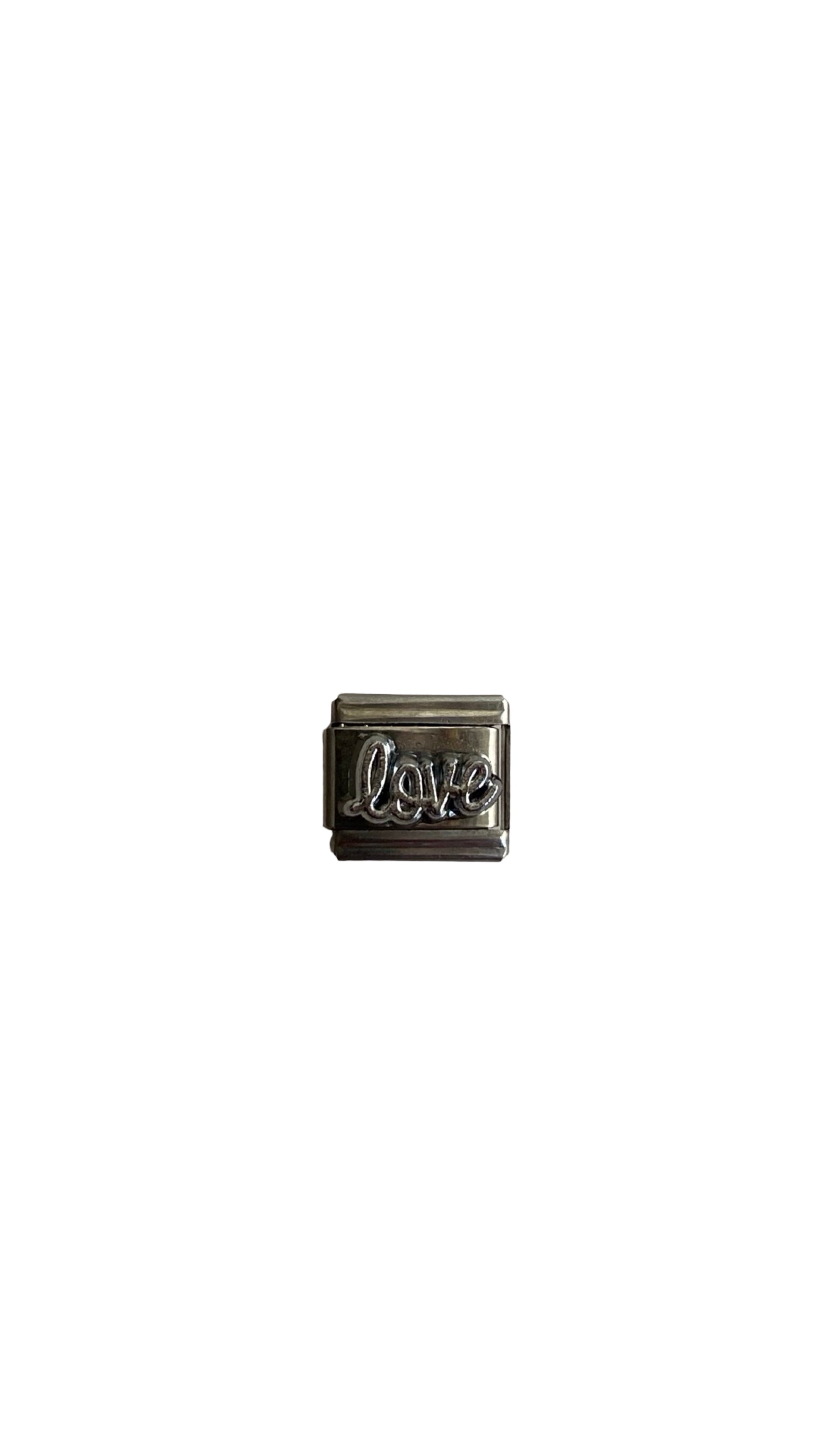 Cursive Love Italian Charm