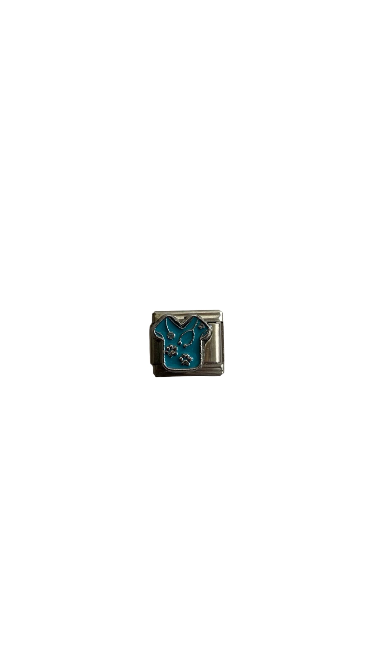 Veterinary Scrubs & Paws Italian Charm