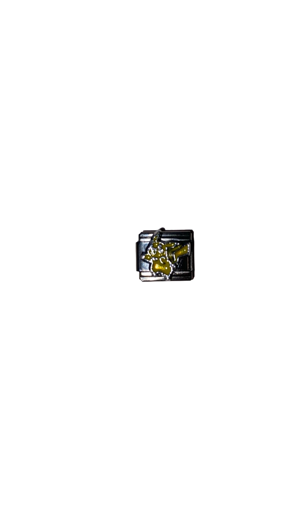Yellow Cartoon Character Italian Charm